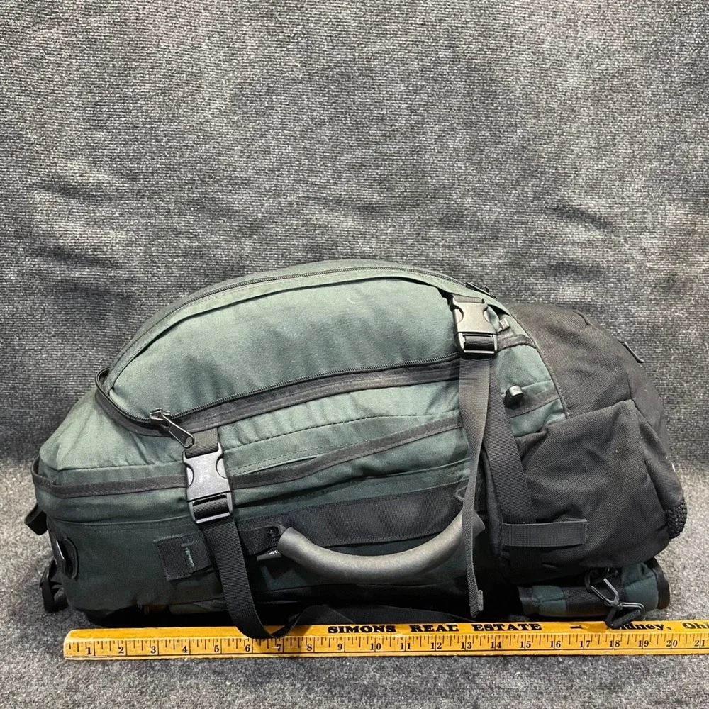 Eagle Creek Travel Gear‎ Vintage Large Green Cordura convertible Travel Backpack
